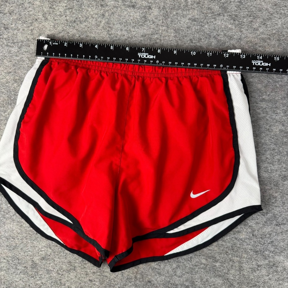 Nike Dri Fit Tempo Running Shorts 3" Lined Polyester Red Womens Small S - Picture 9 of 13